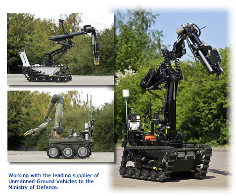 Working with the leading supplier of Unmanned Ground Vehicles 2010